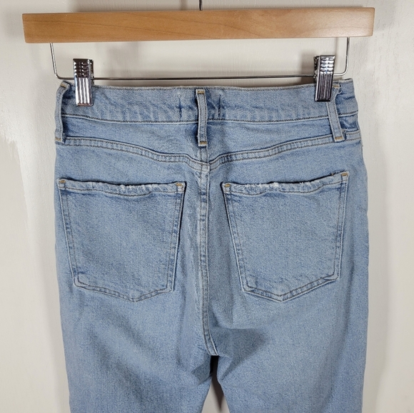 Agolde Nico High Rise Button Fly Straight Slim Jeans Size 25 Organic Cotton Jean - Picture 8 of 8